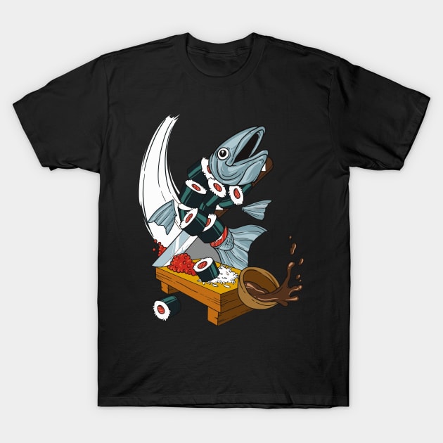 Sliced-Sushi T-Shirt by gdimido